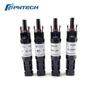 Conector de Cable para Sistema de Paneles Solares Fotovoltaicos PV004-D 1000v, Aislamiento Impermeable y Duradero para Paneles Solares y Sistemas Fotovoltaicos