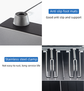 Cajón de efectivo con bandeja de metal Cajón de dinero Caja de efectivo para sistema Pos - Product Image 5