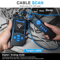 Testeur de fibre 2 en 1 traceur de fil optique multifonctionnel NF-8508 analyseur de testeur de câble réseau