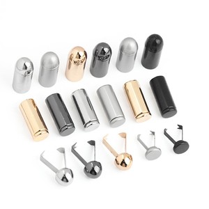 Bán Buôn Kích Thước Lớn Kim Loại Aglet Kẽm Hợp Kim Nickel-Miễn Phí Tùy Chỉnh Màu Sắc Mạ Dây End Lời Khuyên Cho Hoodies Dây Kéo - Product Image 1