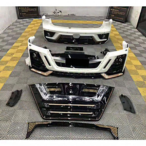Pare-chocs de voiture de haute qualité pour Nissan <span class=keywords><strong>Patrol</strong></span> Y61 2010-2019 Mise à niveau <span class=keywords><strong>Nouveau</strong></span> style Kit carrosserie Face avant et pare-chocs arrière - Product Image 2