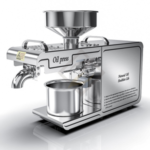 Presse à huile à usage domestique presse à huile entièrement automatique <span class=keywords><strong>extracteur</strong></span> d'huile chaude froide 304 acier inoxydable système de chauffage amélioré Simple - Product Image 5