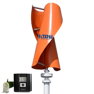 FLYT 1kw 2kw 5KW 10kw 48V/96V Sistema de Energía Eólica de Eje Vertical, Generador Eólico Espiral - Product Image 6