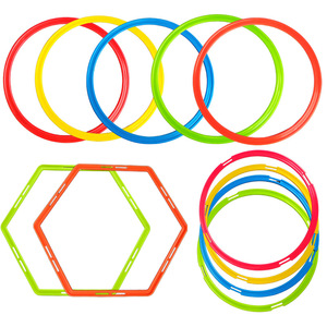 Cercle d'entraînement d'agilité réglable rapide pour le football, pour enfants et adultes, équipement durable pour la condition physique - Product Image 1