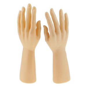 1 paio di manichino maschio mani in colore della pelle di plastica Display per gioielli bracciale guanti per le donne - Product Image 4