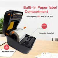 Mini Impresora Térmica Inalámbrica Portátil sin Tinta con WiFi para Impresión de Códigos de Barras y Recibos, Compatible con iPhone y Laptop