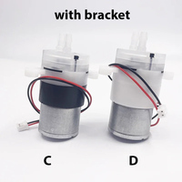 Mini pompe à eau à diaphragme DC 3V 3.7V, micro pompe auto-amorçante pour distribution d'eau potable, petite pompe à eau