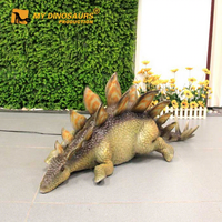 MYDINO CAD0086 Modèle de dinosaure animatronique haute simulation pour parc d'attractions, bébé Stegosaurus à vendre