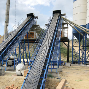 90m³/saat Beton Karıştırma Tesisi 90 Metreküp/saat Sabit Beton Dozajlama Tesisi Bantlı Konveyör Beslemeli ve Yüksek Hassasiyetli - Product Image 6