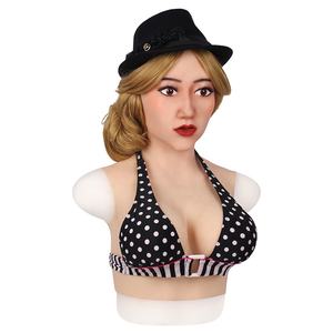 디스플레이 헤드폼 실리콘 가슴 모형 마스크 포함 아프리카 여성 헤드 모델 실물 같은 1:1 여성형 인조 마네킹 - Product Image 6