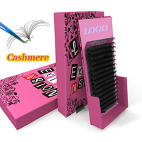 Plateau de cils en PBT coréen, soyeux, antibactérien, naturel, premium, noir mat, pour extensions de cils, courbures J B C CC D DD LJ LB LC LD