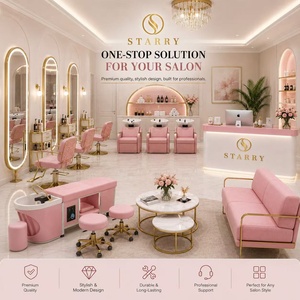 Ensemble de mobilier de salon de beauté <span class=keywords><strong>rose</strong></span> doré : Lit de lavage de cheveux pour spa capillaire et <span class=keywords><strong>Fauteuil</strong></span> de lavage électrique en PVC - Product Image 1