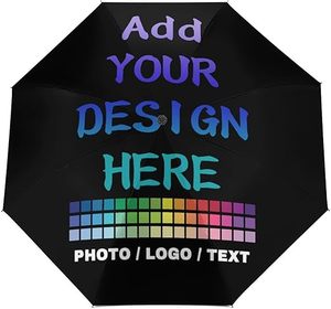 New Trend Custom logo Wholesale Cheap Compact Automatic Umbrella UV Protection Rainproof 3 Fold Umbrella for Promotional