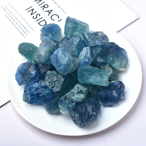Sıcak satış mavi florit kristal aromaterapi taş toptan yüksek kalite kaba florit kristal ham taş - Product Image 1