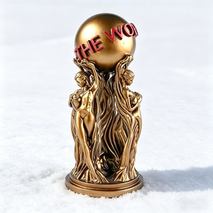 Statua a Grandezza Naturale 'Il <span class=keywords><strong>Mondo</strong></span> È Tuo' in Vendita - Product Image 2