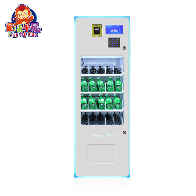 Fashionable Appearance Mini Vending Machine for Foods and Drinks Cheapest Vending Machines for Retail Items