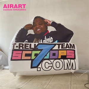Logotipo Inflable Decorativo Publicitario, Logotipo Inflable de Figura <span class=keywords><strong>Famosa</strong></span>, Tablero Publicitario de Pared - Product Image 2