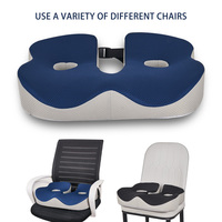 Jiyimei YM-C358 meilleur vendeur coussin de siège orthopédique mousse à mémoire confort sciatique Massage orthopédique coussin de siège ergonomique