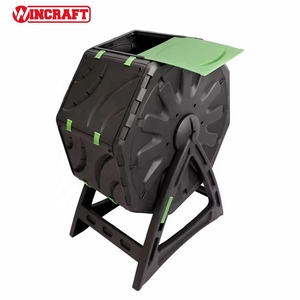 Poubelle à compost culbutant 65L Poubelle à compost Tumbler Garden Tumbling Composter - Product Image 2