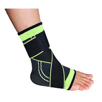 Manchon de soutien de cheville en nylon de haute qualité, respirant, réglable, élastique, pour le sport et le basketball, protection compressive