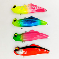MISTER LURE 70mm 11.7g Leurre dur, Leurres durs, Yeux de poisson 3D, Leurre à grincement, Leurre coulant, Plastique ABS, Leurre de pêche VIB