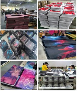 Lulin Square 有趣防水鼠标垫防滑橡胶底座 9.5x7.8x0.12 英寸 豹纹棕色 适合办公室和家庭使用 有现货 - Product Image 2