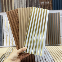 Panneaux muraux en PS de haute qualité, directement de l'usine, décoration murale intérieure, panneaux muraux 3D à cannelures, style moderne, panneaux muraux en PS imperméables