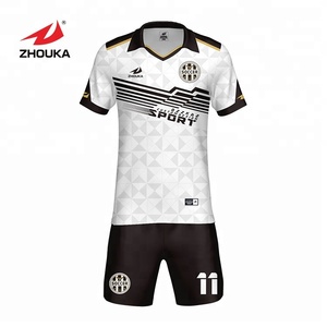 2018 popular short sleeve t-shirt for football jersey custom football sweater for team or club - Product Image 2