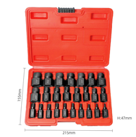 Vente en gros de démontage de boulons hexagonaux à tête cassée, extracteur de vis endommagé, kit d'outils de démontage d'extracteur de vis à tige hexagonale