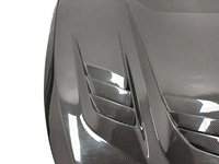 Nouvelle Couvercle de Moteur en Fibre de Carbone de Haute Qualité pour Infiniti Q50 Style V, Installation par Vis avec Boulons
