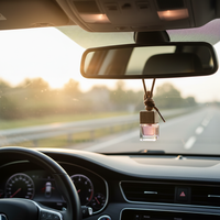 Diffuseur de parfum suspendu pour rétroviseur de voiture, flacon vide en verre transparent pour diffuseur d'arômes