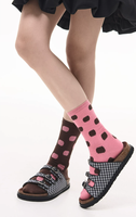 Chaussettes en coton et élasthanne pour femmes - Design sportif décontracté antibactérien, matériau durable