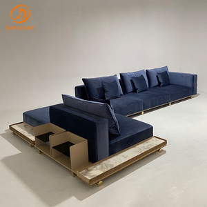Divani a forma di l in velluto <span class=keywords><strong>arabo</strong></span> stile ottman di lusso personalizzati di fabbrica set mobili moderni majlis arabi - Product Image 4