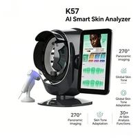 Analyseur de peau facial professionnel X K57 AI, adaptateur de teint global, scanner de peau portable, WiFi, prise EU/US/UK