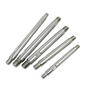 Varilla de control de máquina herramienta de operación fija extendida con doble cabezal roscado y mango roscado - Product Image 1