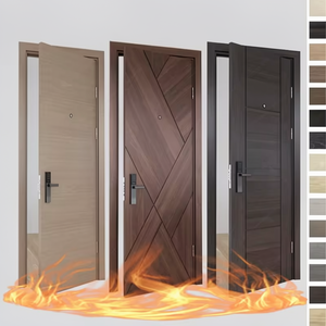 Puerta de Madera Contra Incendios Certificada En/Bs/As Frl30 Frl60 para Habitaciones de Hotel, Fabricada en China - Product Image 1