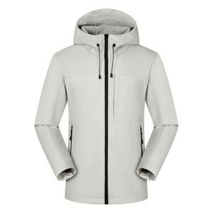 Veste d'extérieur unisexe tendance, coupe-vent, imperméable, respirante, légère, avec capuche, broderie personnalisée, idéale pour la randonnée - Product Image 1
