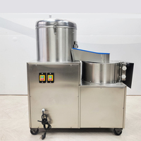 300KGH Elektrische Frietjesmachine Aardappelen Wortel Friet Snijder Snijmachine Chips Reep Aardappel Schil Wassen Schil Snijmachine