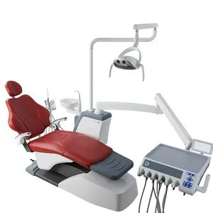 Yüksek kaliteli lüks led sensörlü ışık diş ünitesi satılık Model fiyat diş ünitesi sandalye
