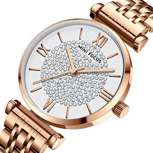 Montres pour femmes Mini Focus MF0334L MF 0334, étanches, mode décontractée, affaires, acier inoxydable, montres-bracelets pour femmes, Montre Femme - Product Image 3