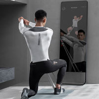 Espejo Interactivo Inteligente para Yoga/Pilates/Aeróbicos/Danza, con Pantalla Táctil, para Ejercicios en Casa, con Corrección de Movimiento
