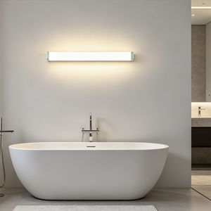 Lámpara de Pared LED Moderna de Aluminio, Luz Blanca Cálida 3500K, Control Táctil, Regulable, Montaje en Superficie, Iluminación para Oficina - Product Image 4
