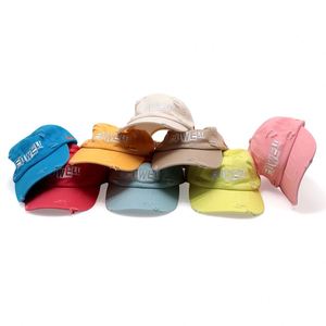 Casquettes de papa non structurées en coton lavé brodé à 6 panneaux, de haute qualité, avec logo brodé personnalisé et effet vieilli - Product Image 1
