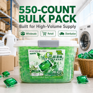 Pack de capsules de lessive super concentrées extra-larges avec un parfum durable et frais d'eau de Floride pour un lavage en profondeur - Product Image 3