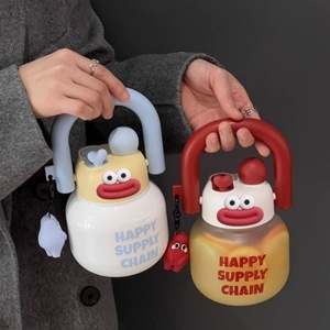 Happy Supply Chain Water Bottle 500ml Bpa Free Portable Travel Cup For Women With Straw - Product Image 4