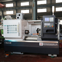 Tour CNC horizontal à lit plat automatique CK6140, mono-broche, moyenne capacité, contrôleur FANUC, longueur max. 1000 mm, 200/850 mm