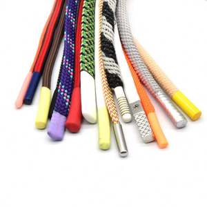 Cordons de serrage plats et ronds en polyester et coton jacquard réfléchissant pour vêtements, cordons de serrage pour sweat-shirt - Product Image 6