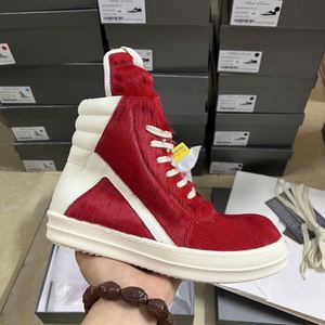 Baskets montantes sportives en cuir véritable et toile, à lacets, style urbain, pour femmes et hommes, antidérapantes, confortables, avec semelle TPU de haute qualité - Product Image 1
