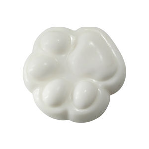 Nuovo Giocattolo Antistress a Forma di Zampa di Gatto in Silicone Trasparente con Glitter Rosa - Product Image 3