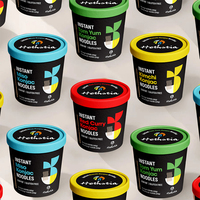 Healthy Gluten-Free Low-Calorie Vegan Kimchi Konjac Cup Instant Noodle Ramen Soup